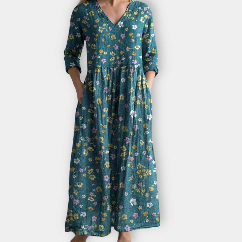 Signe | Boho Maxikjole i luksuriøst, blødt stof