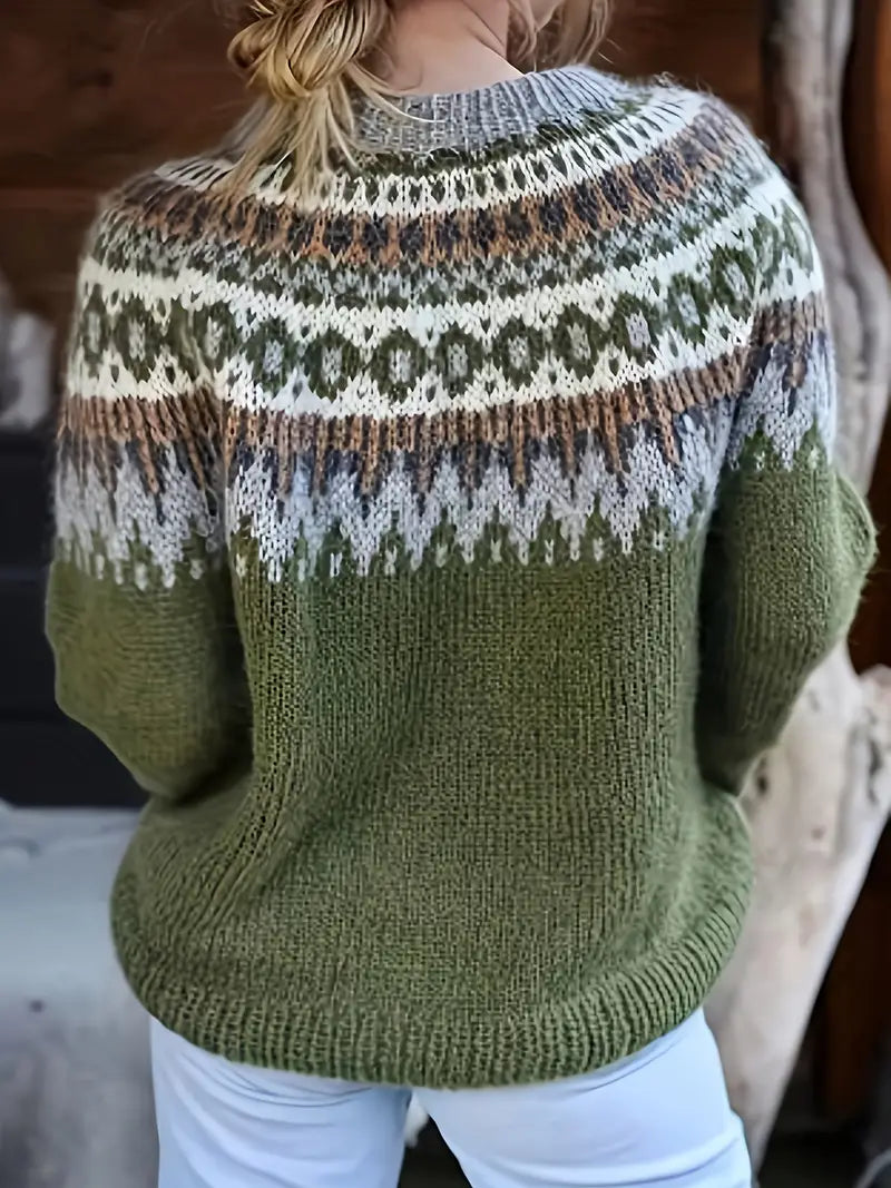 Freya™ | Retro Strikkegenser til hyggelige dage