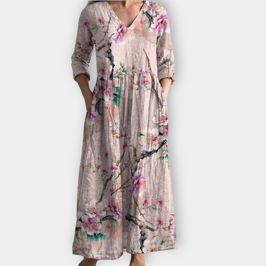 Liva | Boho Maxikjole i luksuriøst blødt stof