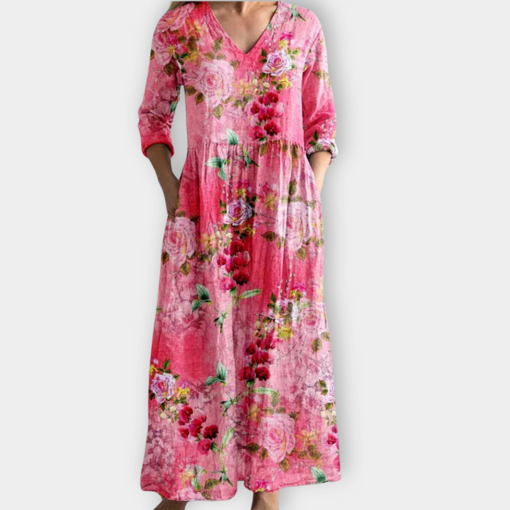 Karla | Boho Maxikjole i luksuriøst, blødt stof