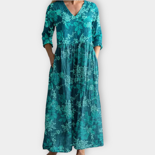 Mathilde | Boho Maxikjole i luksuriøst, blødt stof