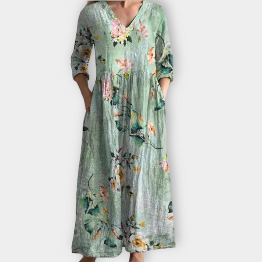 Freja | Boho Maxikjole i luksuriøst, blødt stof