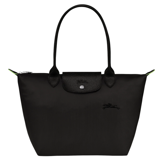 Pliage Bag, Black – Recycled Canvas (Size L)