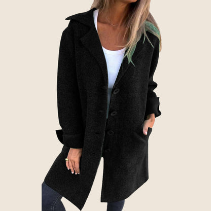 Emma – Blød jakke med knapper