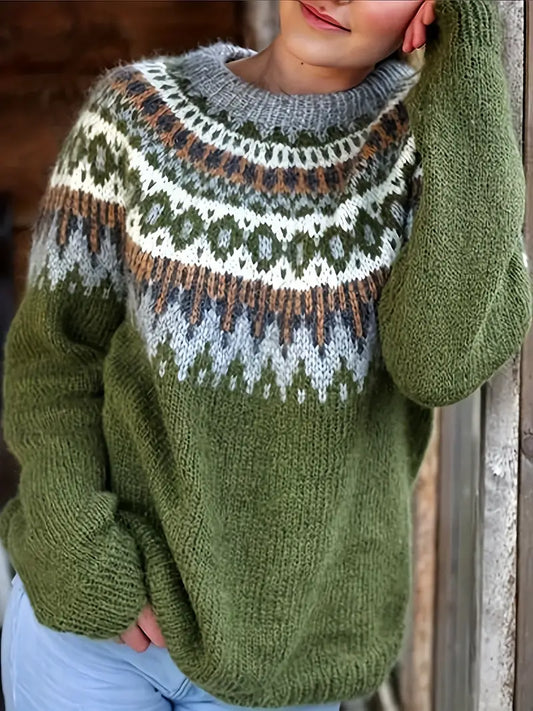 Freya™ | Retro Strikkegenser til hyggelige dage